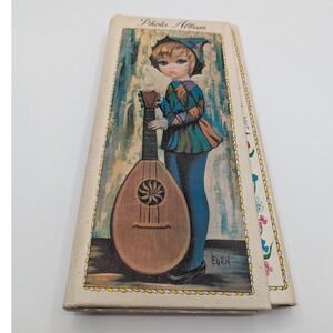 Vintage Lobeco‎ Big Eye Harlequin Boy Photo Album Eden Art Hong Kong 11x5